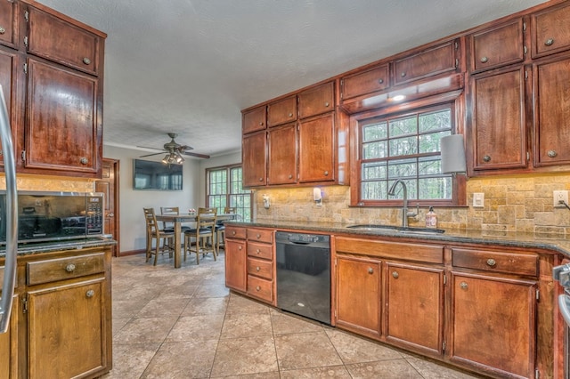 kitchen with decorative backsplash, a sink, stainless steel range with electric cooktop, under cabinet range hood, and ornamental molding