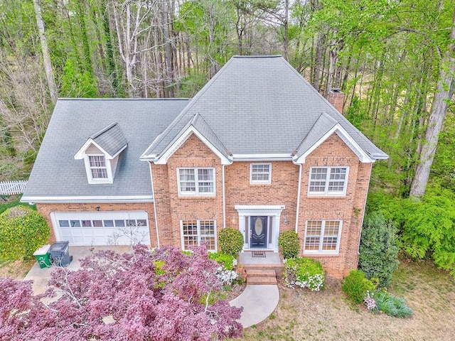 4327 Saint Michaels Dr, Lilburn, GA 30040 - view of front of home featuring brick siding