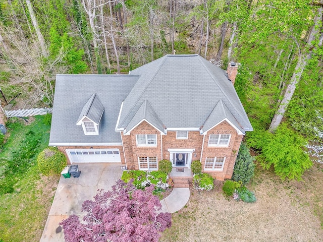 4327 Saint Michaels Dr, Lilburn, GA 30040 - view of front of property with a garage and driveway