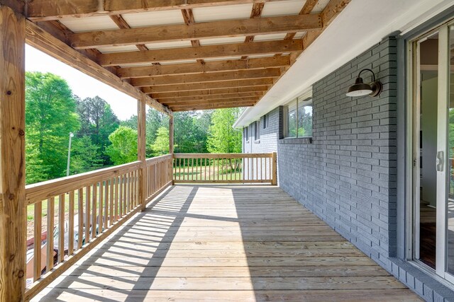 1113 Mount Vernon Rd, Tunnel Hill, GA 30755 - view of wooden terrace