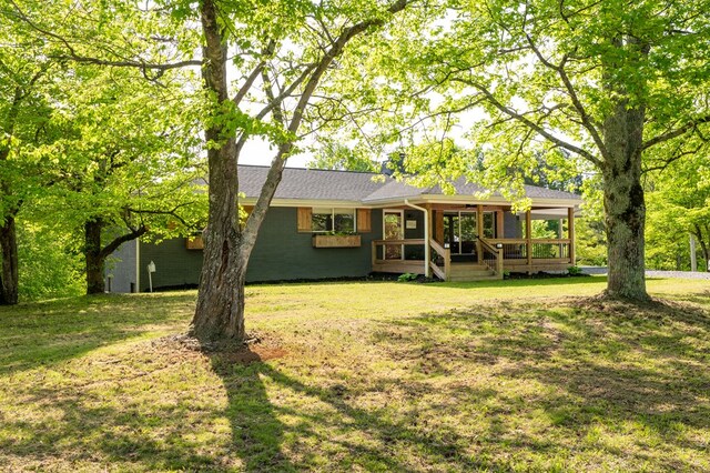 1113 Mount Vernon Rd, Tunnel Hill, GA 30755 - view of front of property featuring a front lawn