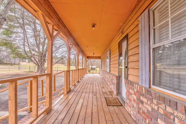 view of deck