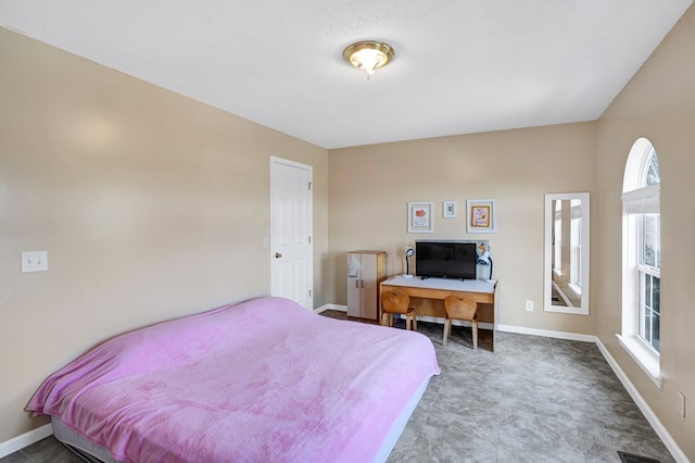 bedroom with carpet floors