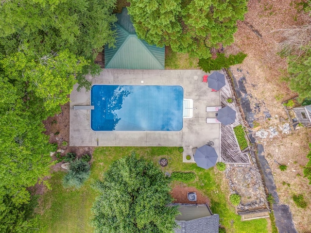 150 Forrest Hill Rd, Dalton, GA 30720 - aerial view of a pool area