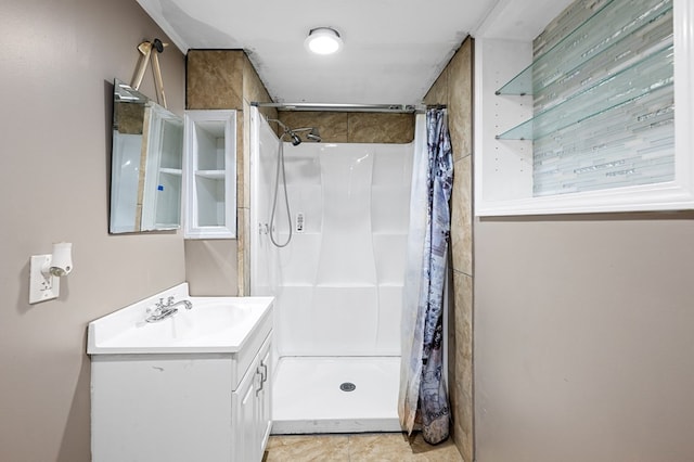 3414 Chattanooga Rd, Tunnel Hill, GA 30755 - bathroom featuring vanity and a shower with curtain