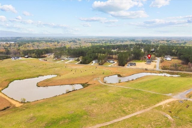 288 Flag Way, Chatsworth, GA 30705 - birds eye view of property featuring a water view