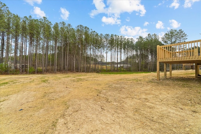 288 Flag Way, Chatsworth, GA 30705 - view of yard with a wooden deck