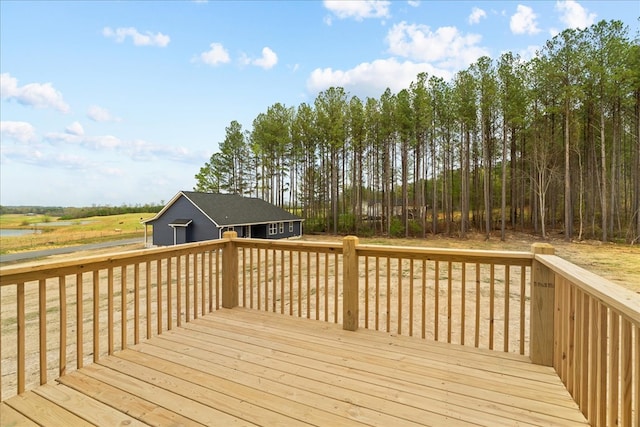 288 Flag Way, Chatsworth, GA 30705 - view of wooden terrace