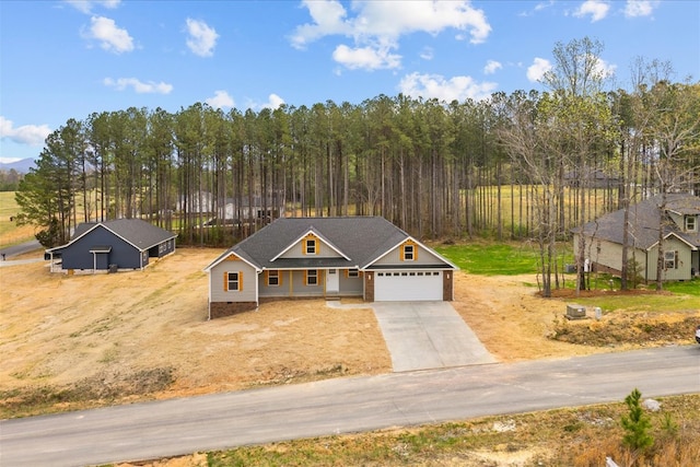 288 Flag Way, Chatsworth, GA 30705 - view of front of home featuring driveway and an attached garage