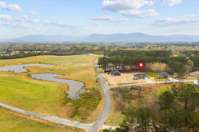 288 Flag Way, Chatsworth, GA 30705 - aerial view with a water and mountain view