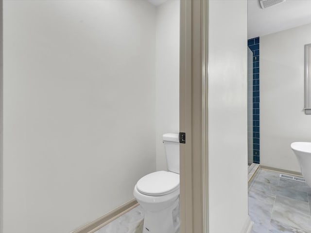 100 Tibbs Rd, Dalton, GA 30720 - bathroom featuring a shower and marble look tile flooring