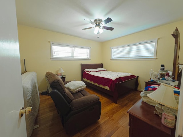 209 Kenemer Cir, Dalton, GA 30720 - bedroom featuring wood finished floors and ceiling fan