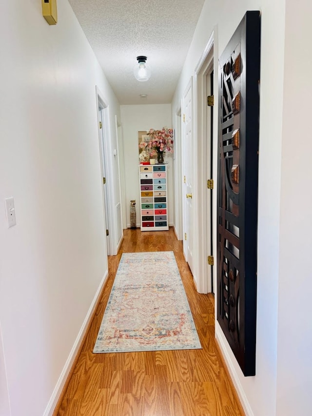 4511 Crestway Dr, Cohutta, GA 30710 - hall featuring light wood-style floors and a textured ceiling