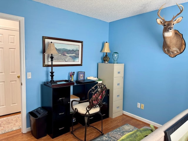 4511 Crestway Dr, Cohutta, GA 30710 - office space with wood finished floors and a textured ceiling