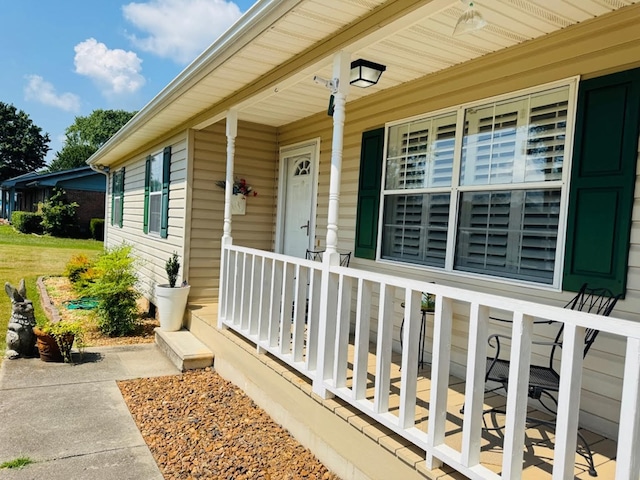 4511 Crestway Dr, Cohutta, GA 30710 - view of exterior entry with covered porch