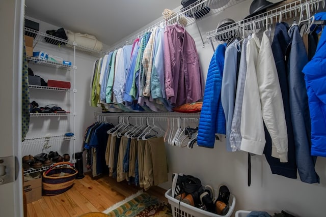 1694 Burnt Oak Dr Unit 208, Dalton, GA 30721 - walk in closet with wood finished floors