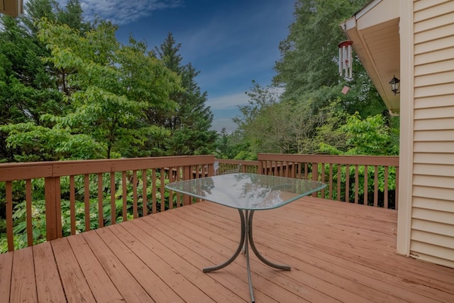 1694 Burnt Oak Dr Unit 208, Dalton, GA 30721 - wooden deck featuring outdoor dining area