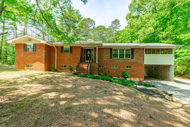 1590 Peavine Rd, Rock Spring, GA 30739 - single story home featuring concrete driveway and brick siding