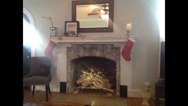 902 Walnut Ave, Dalton, GA 30720 - interior details featuring a fireplace