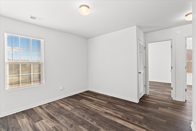 132 Village Creek Dr, Chatsworth, GA 30705 - spare room featuring dark wood-style floors and baseboards