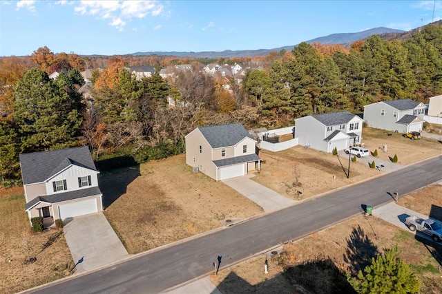 132 Village Creek Dr, Chatsworth, GA 30705 - aerial view of residential area with a mountainous background