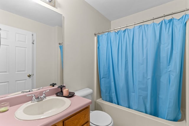 163 Shawn Ln, Chatsworth, GA 30705 - full bathroom featuring vanity and shower / bathtub combination with curtain