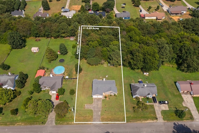 163 Shawn Ln, Chatsworth, GA 30705 - aerial view of property's location with property boundaries highlighted