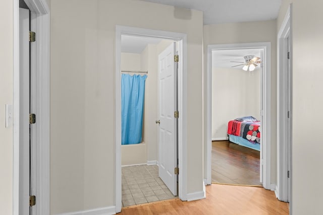 163 Shawn Ln, Chatsworth, GA 30705 - corridor featuring light wood-style floors