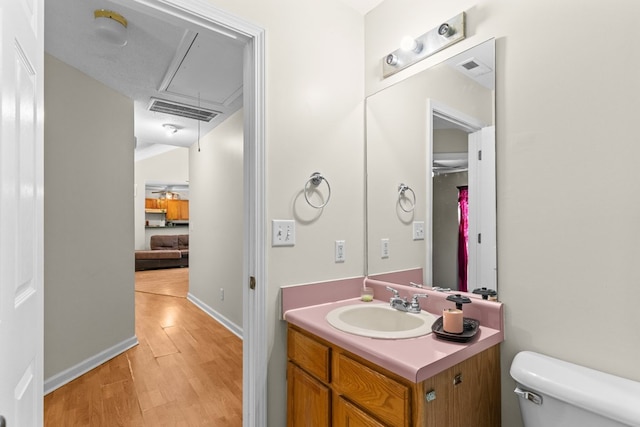 163 Shawn Ln, Chatsworth, GA 30705 - bathroom featuring vanity and wood finished floors