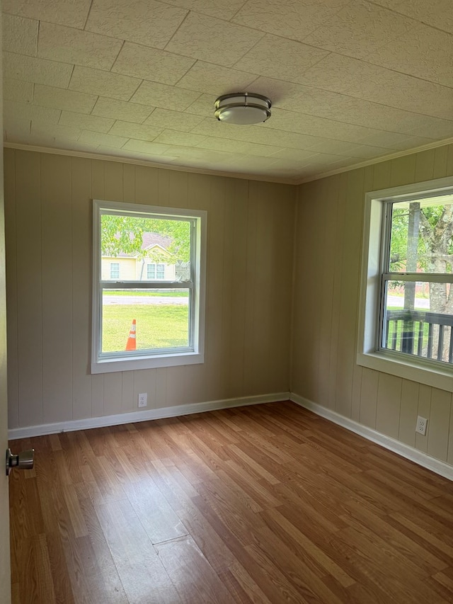441 4th Ave, Dalton, GA 30721 - empty room featuring wood finished floors, plenty of natural light, and ornamental molding