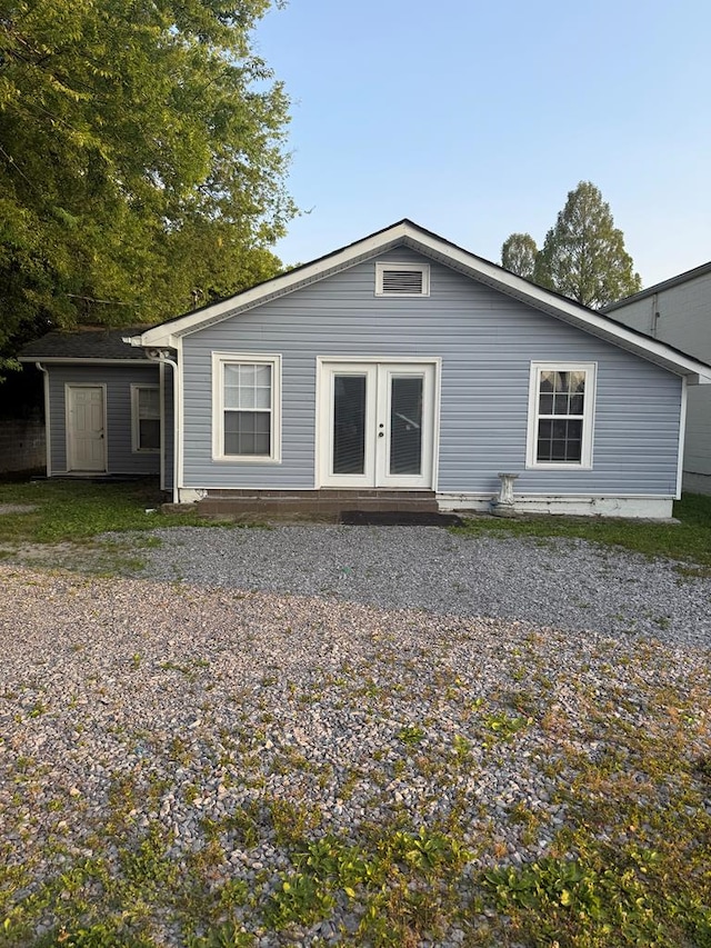 1802 Morris St, Dalton, GA 30721 - rear view of property with french doors
