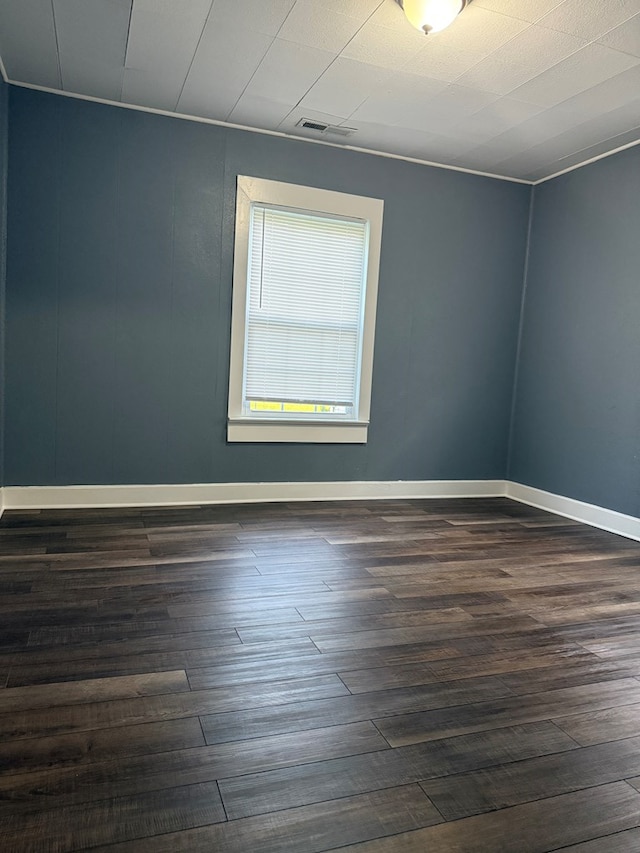 1802 Morris St, Dalton, GA 30721 - empty room with dark wood-style flooring and baseboards