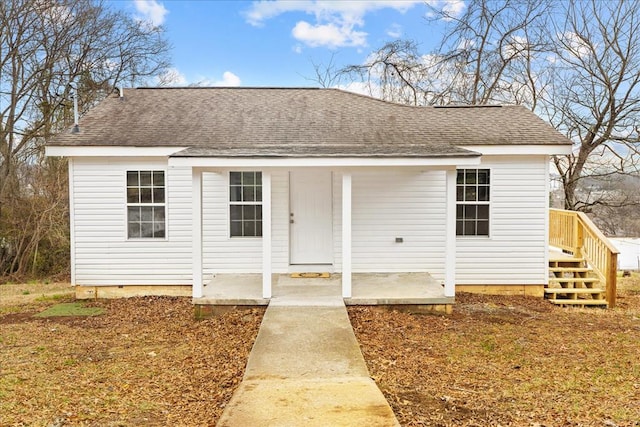 view of front of property