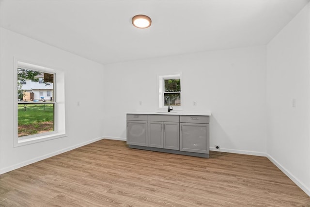 54 Austin Dr, Rossville, GA 30741 - bar with a sink and light wood-style floors