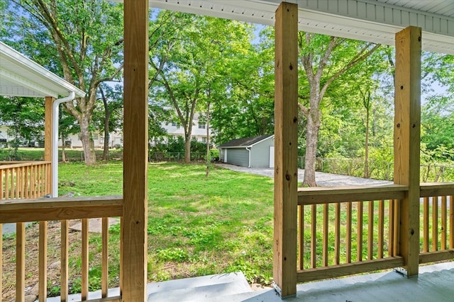 54 Austin Dr, Rossville, GA 30741 - view of yard featuring an outbuilding