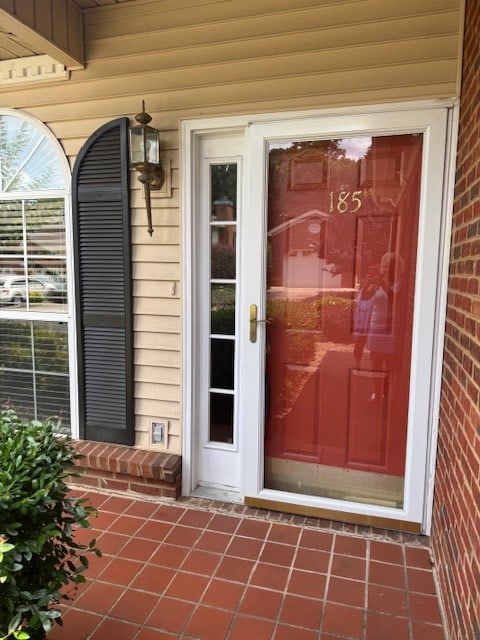 1694 Red Oak Dr Unit 185, Dalton, GA 30721 - doorway to property featuring brick siding