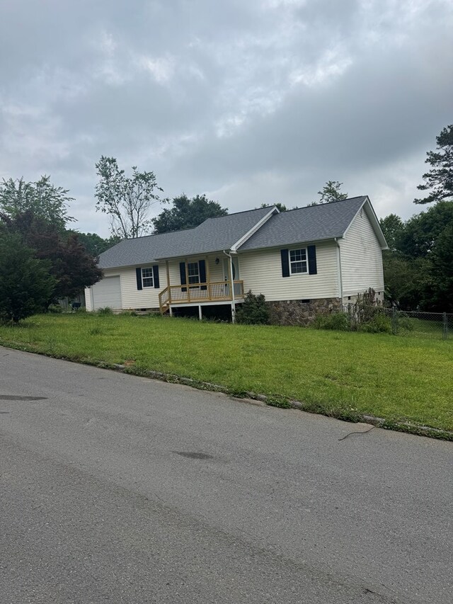 408 Ridgecrest Dr, Lafayette, GA 30728 - ranch-style house featuring a shingled roof, a garage, and crawl space