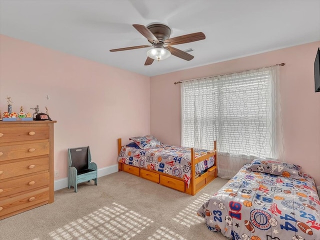 1000 Robin Way, Rocky Face, GA 30740 - bedroom featuring ceiling fan, carpet, and baseboards