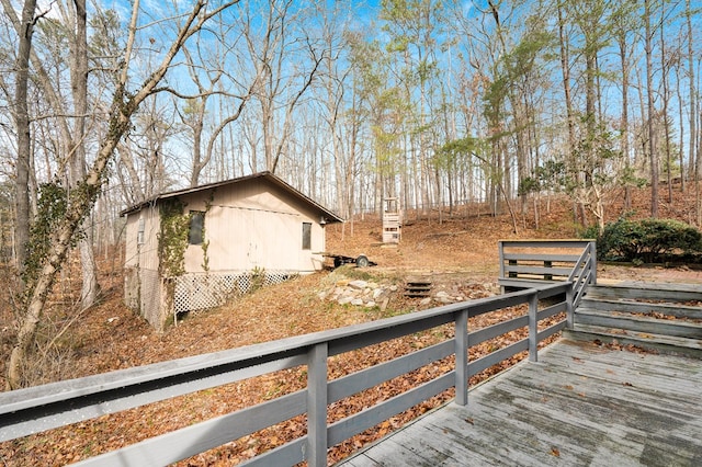 view of deck