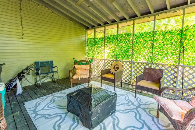 1900 Meadowbrook Cir, Dalton, GA 30720 - view of patio featuring a wooden deck