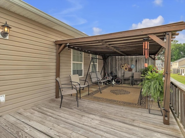 1501 Augusta Dr Unit 1, Dalton, GA 30721 - view of wooden deck