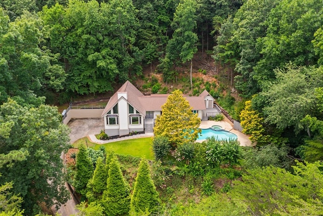 2219 Rocky Face Cir, Dalton, GA 30740 - view of subject property featuring a forest