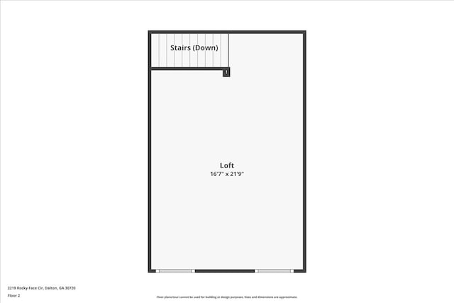 2219 Rocky Face Cir, Dalton, GA 30740 - view of home floor plan