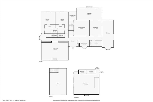2219 Rocky Face Cir, Dalton, GA 30740 - view of room layout