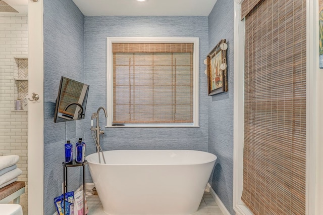 201 Tibbs Rd, Dalton, GA 30720 - full bathroom featuring a freestanding bath