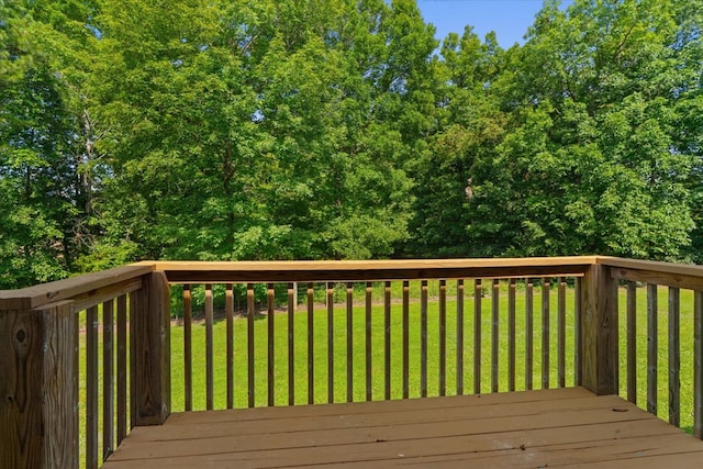120 Loudermilk Rd, Chatsworth, GA 30721 - wooden deck with a yard