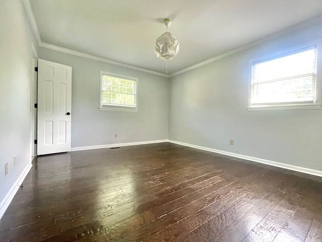 1229 Valencia Dr, Dalton, GA 30720 - unfurnished room featuring dark wood-style flooring and ornamental molding