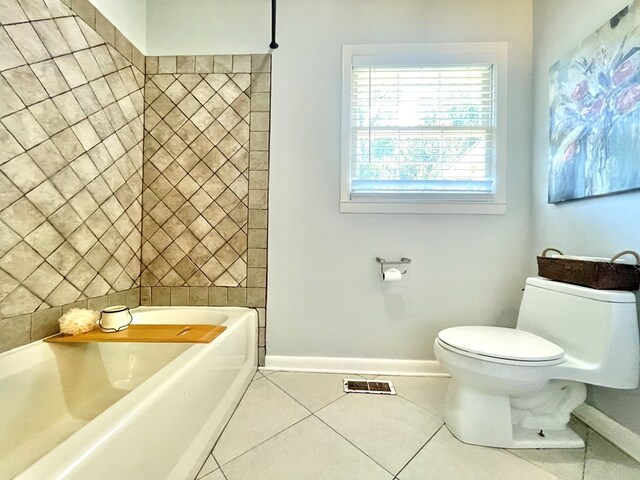 1229 Valencia Dr, Dalton, GA 30720 - full bath featuring a tub to relax in and tile patterned flooring