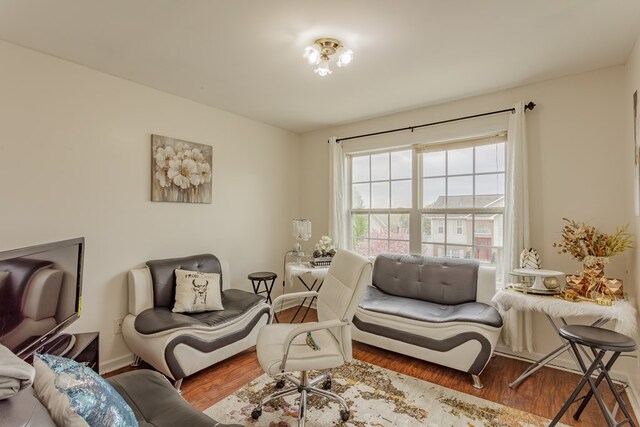 128 Andasol Way, Dalton, GA 30720 - living room with baseboards and wood finished floors