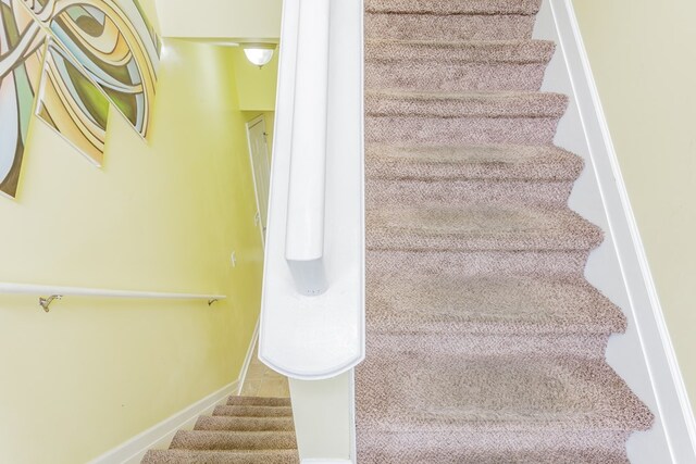 128 Andasol Way, Dalton, GA 30720 - stairs featuring baseboards